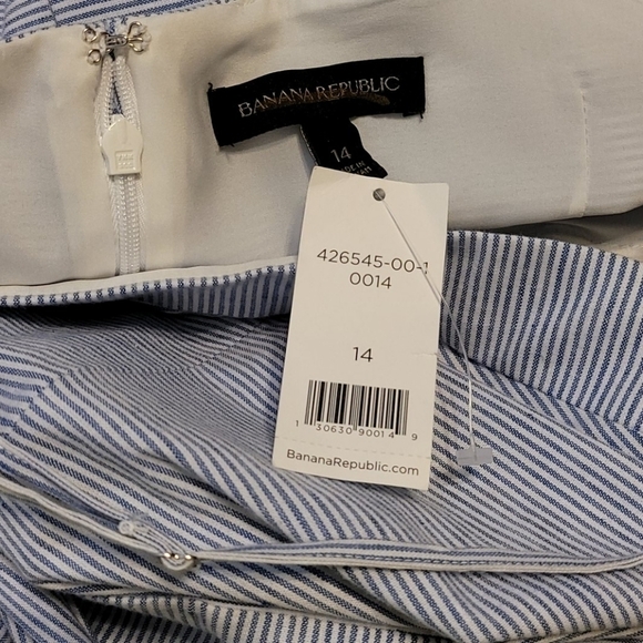 BANANA Republic Women's Striped Cropped Jumpsuit - Picture 16 of 17